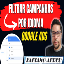 Filtrar Campanhas por idioma Google ads quadrado