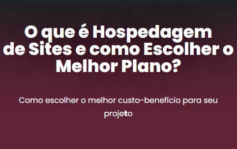 o que é hospedagem de site e como escolher o melhor plano